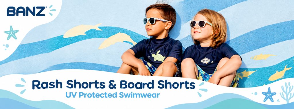 Banz rash shirts were originally designed in Australia for one of the world’s toughest UV environments. Our suits are available in 3/4 and full length sleeves to provide maximum protection and comfort. All Banz swimwear has been clinically tested to a rating of UPF 50+.